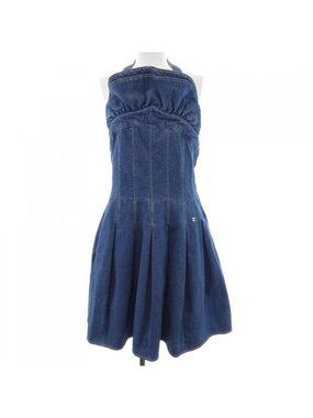 Chanel 07c Dress Blue Denim